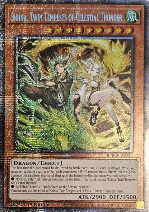 Shiina, Twin Tempests of Celestial Thunder (Starlight Rare)