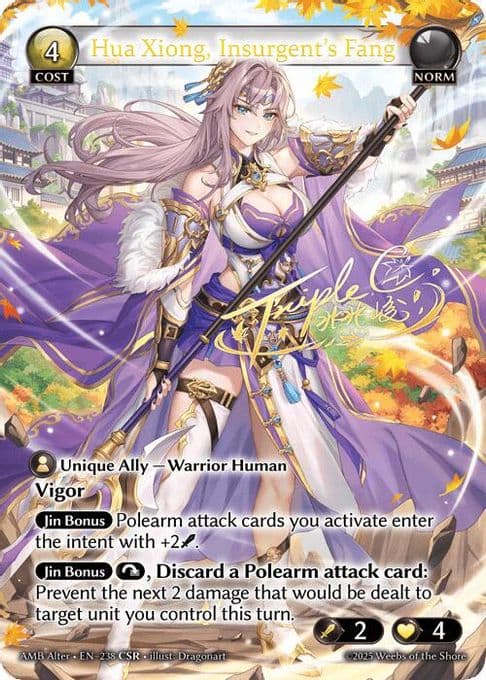 Hua Xiong, Insurgent's Fang (CSR)