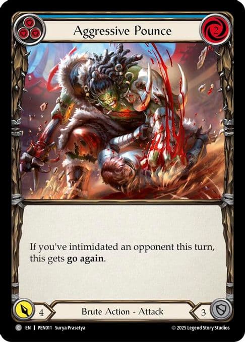 Aggressive Pounce (Blue)