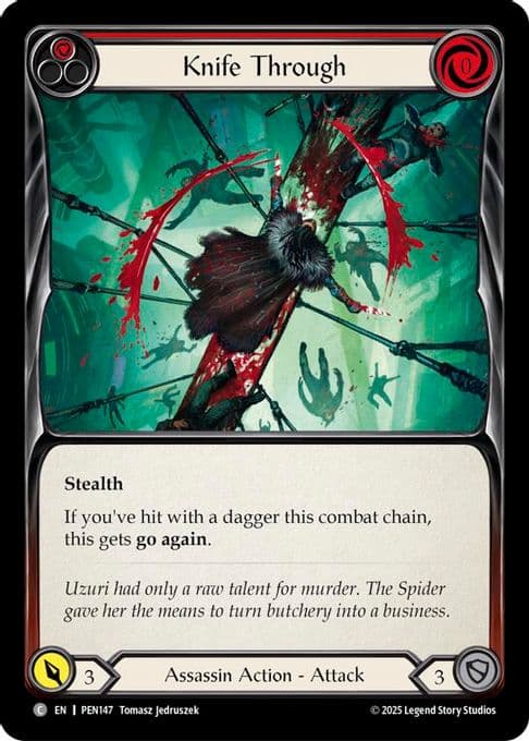 Knife Through (Red)