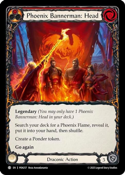 Phoenix Bannerman Head (Red)