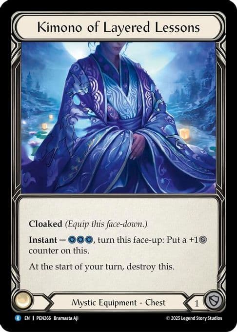 Kimono Of Layered Lessons