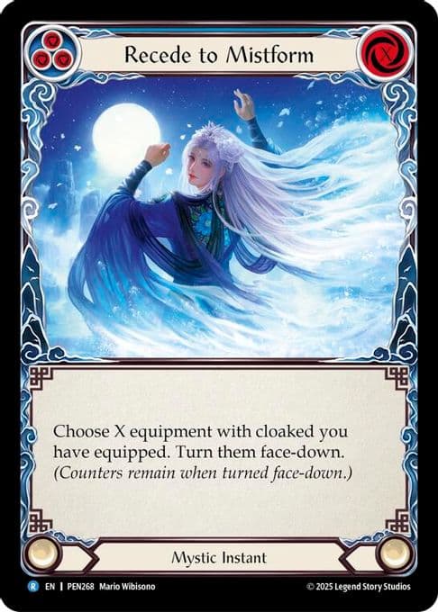 Recede To Mistform (Blue)
