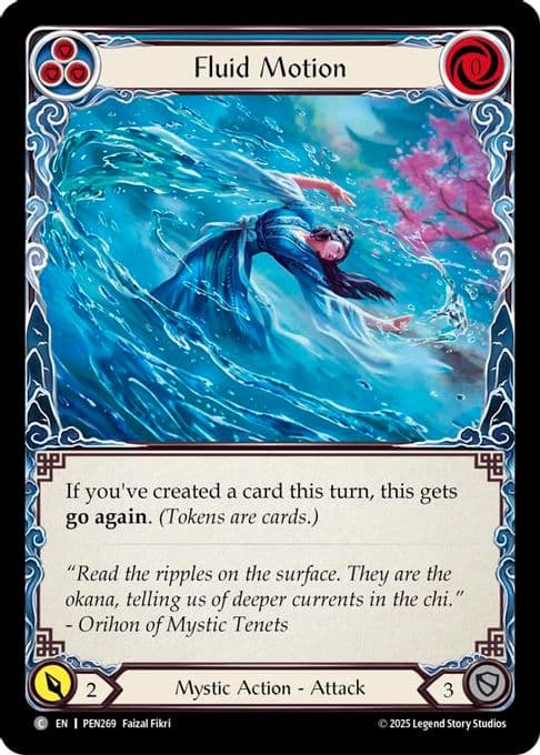 Fluid Motion (Blue)