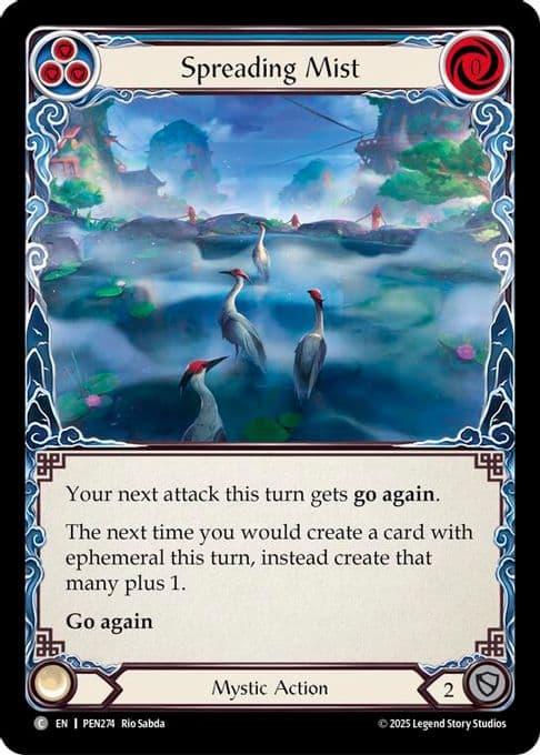 Spreading Mist (Blue)