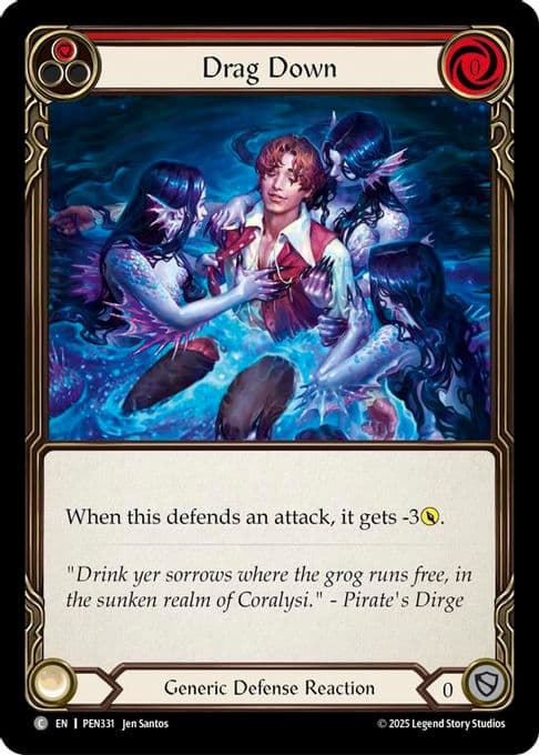 Drag Down (Red)