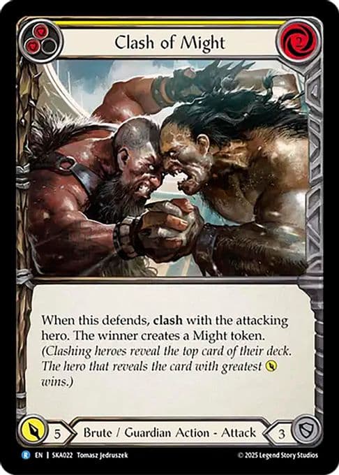 Clash of Might (Yellow)