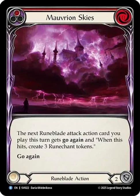 Mauvrion Skies (Red)