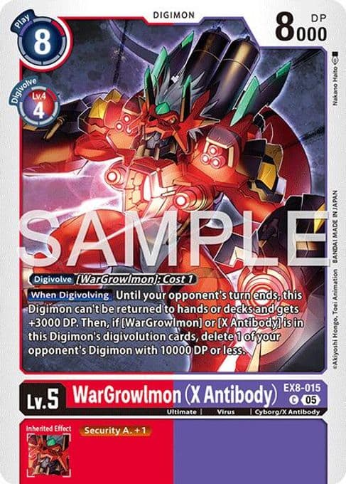 WarGrowlmon (X Antibody) (Reprint)
