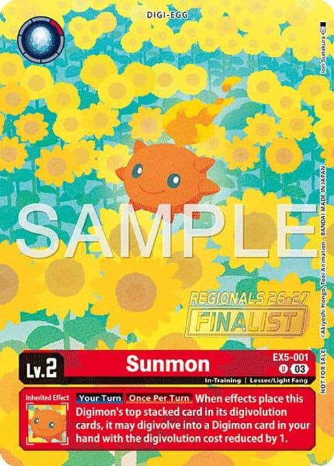 Sunmon (Regionals 26-27 Season 1 Finalist)