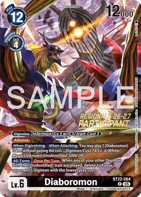 Diaboromon (Regionals 26-27 Season 1 Participant)