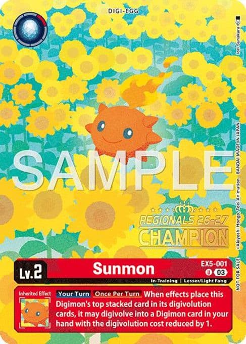 Sunmon (Regionals 26-27 Season 1 Champion)