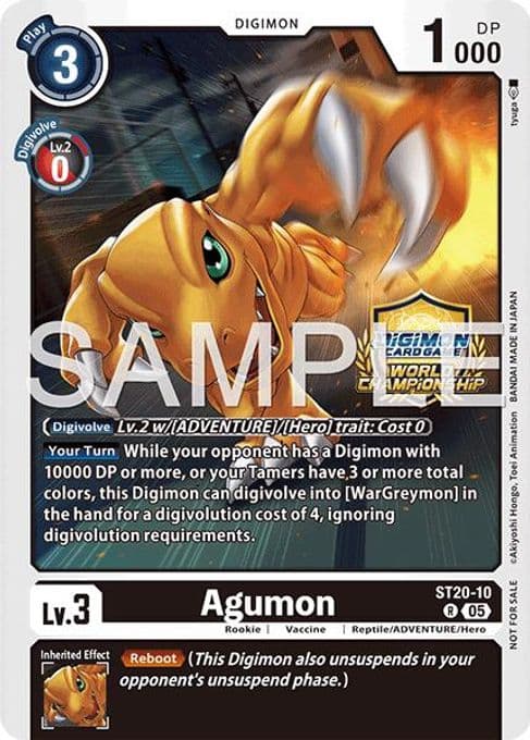 Agumon (World Championship 26–27 Regionals Season 1)