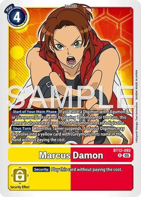 Marcus Damon - BT12-092 (Reprint)