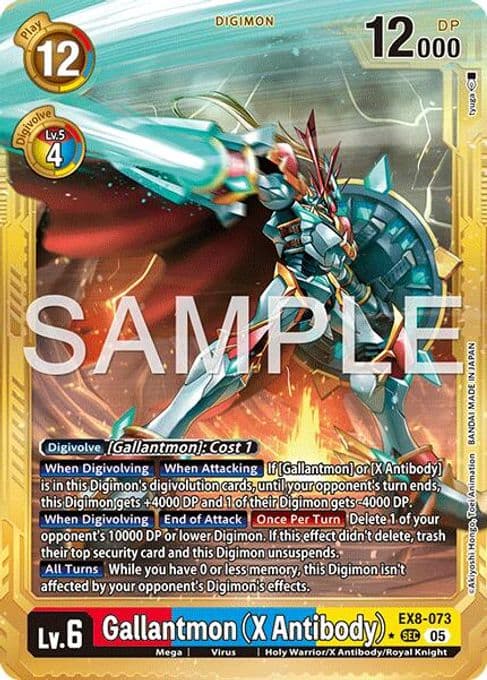 Gallantmon (X Antibody) (Gold Border)