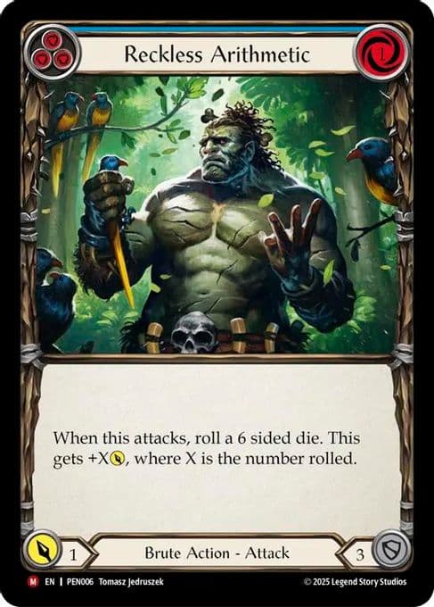 Reckless Arithmetic (Blue)