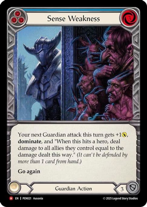 Sense Weakness (Blue)