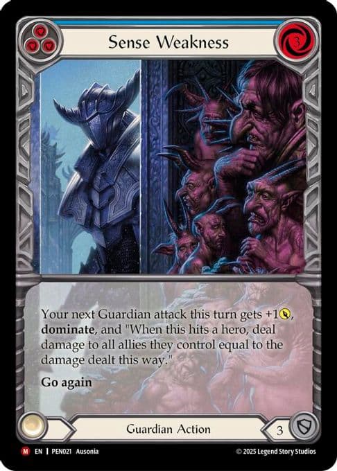 Sense Weakness (Blue) (Extended Art)