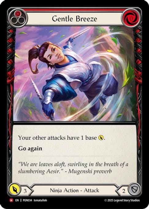 Gentle Breeze (Red)