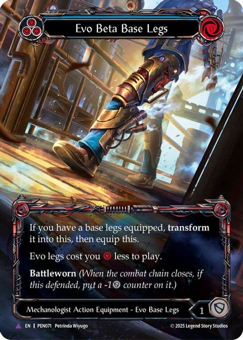 Evo Beta Base Legs (Blue) (Marvel)