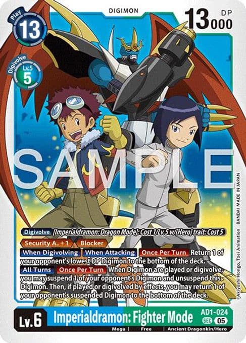 Imperialdramon: Fighter Mode - AD1-024