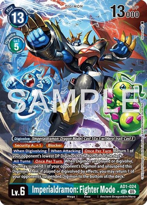 Imperialdramon: Fighter Mode - AD1-024 (Alternate Art)
