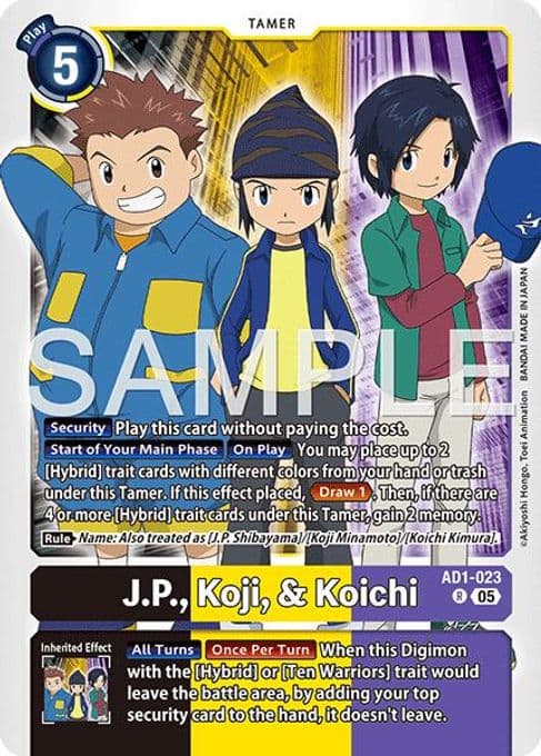 J.P., Koji, & Koichi