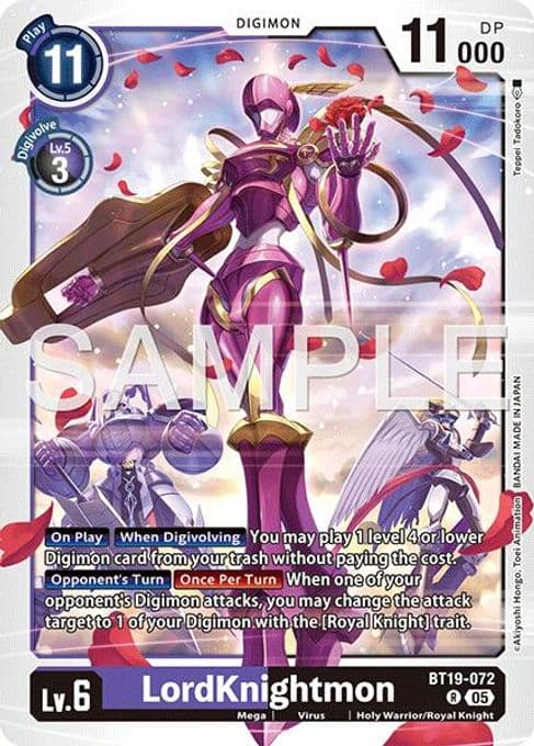 LordKnightmon - BT19-072 (Reprint)