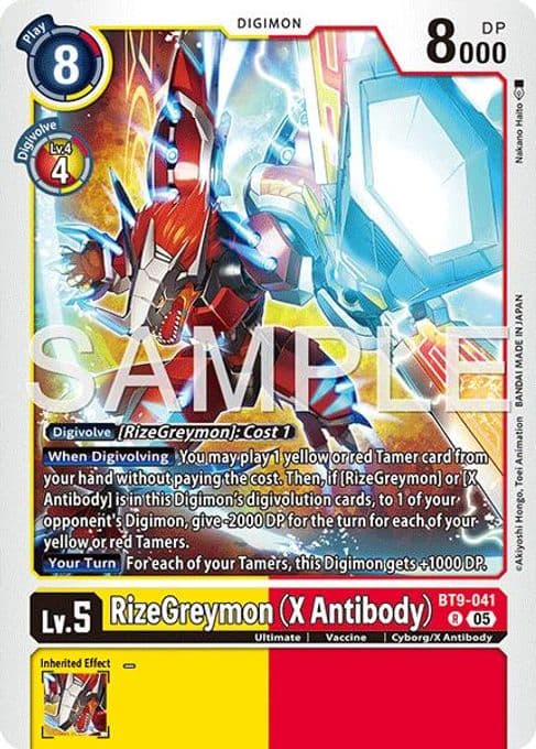 RizeGreymon (X Antibody) (Reprint)