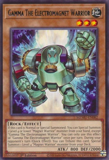 Gamma The Electromagnet Warrior