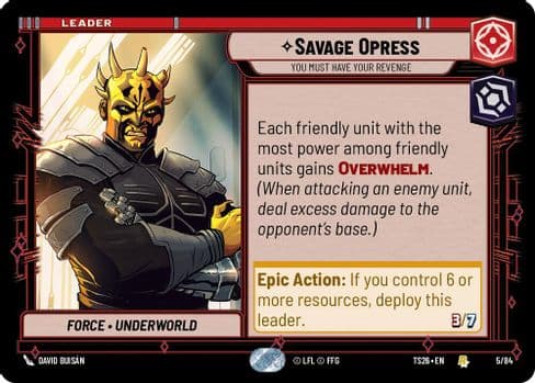 Savage Opress - You Must Have Your Revenge