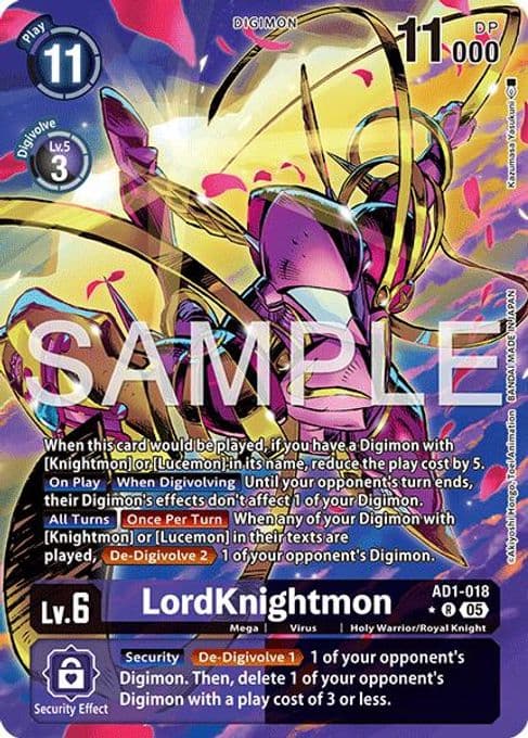 LordKnightmon - AD1-018 (Alternate Art)