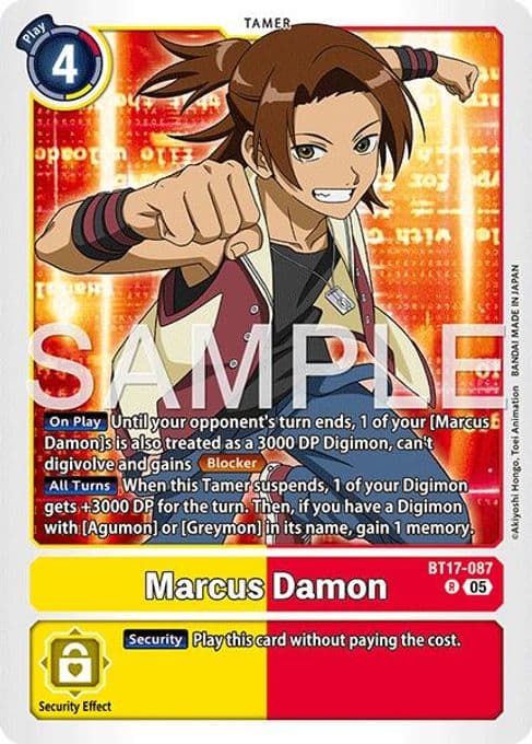 Marcus Damon - BT17-087 (Reprint)