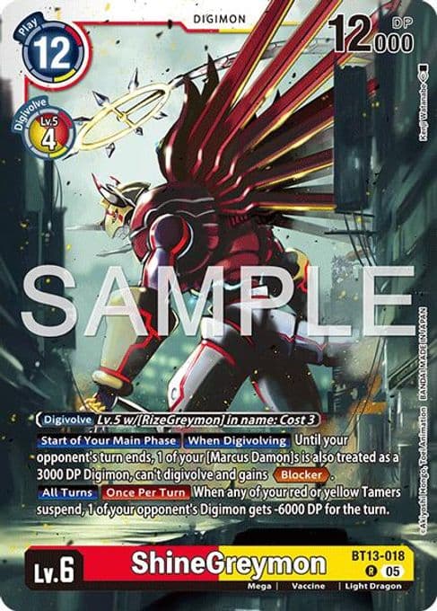 ShineGreymon - BT13-018 (Reprint)