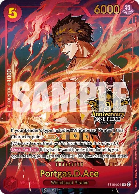 Portgas.D.Ace (Japanese Version 3rd Anniversary Set)