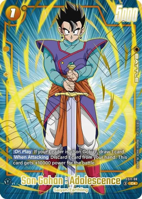 Son Gohan : Adolescence - FS11-08 (Gold)
