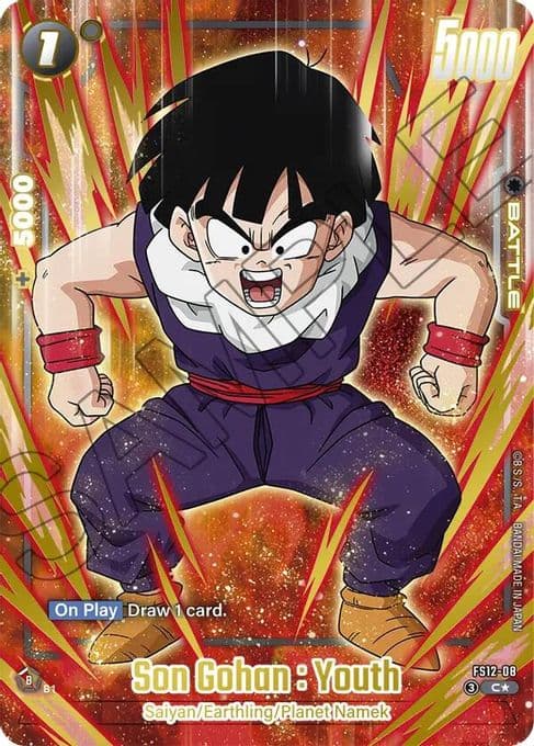 Son Gohan : Youth - FS12-08 (Gold)