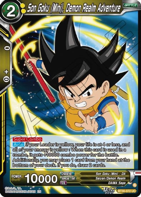 Son Goku (Mini), Demon Realm Adventure