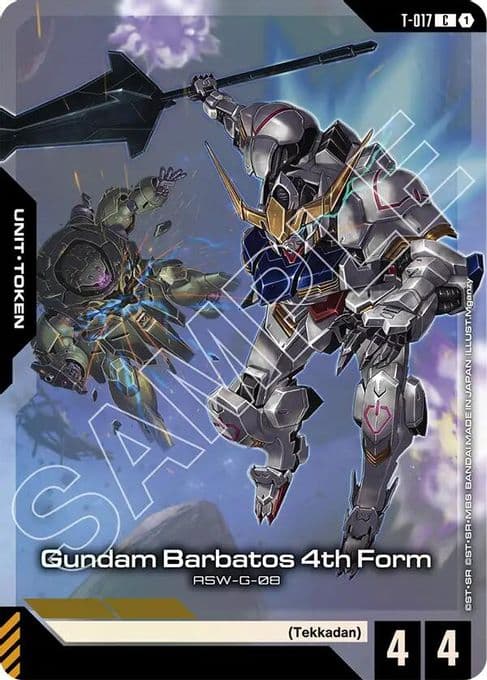 Gundam Barbatos 4th Form (T-017) (Premium Card Collection Gundam Assemble)