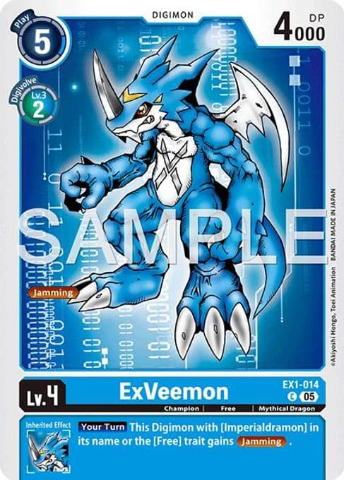 ExVeemon - EX1-014 (Reprint)