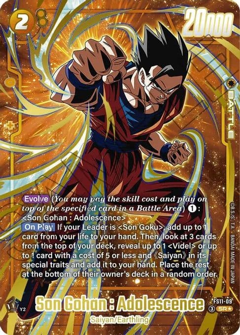 Son Gohan : Adolescence - FS11-09 (Gold)