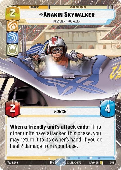 Anakin Skywalker - Prescient Podracer (Hyperspace)