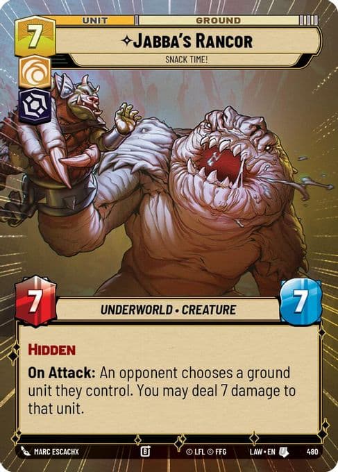 Jabba's Rancor - Snack Time! (Hyperspace)