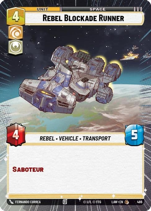 Rebel Blockade Runner (Hyperspace)