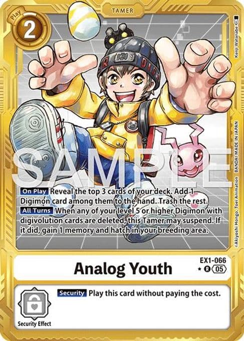 Analog Youth (Gold Border)