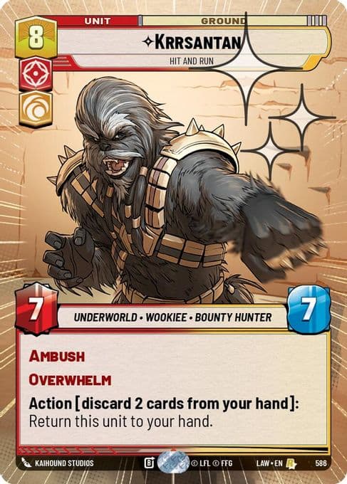 Krrsantan - Hit and Run (Hyperspace Foil)