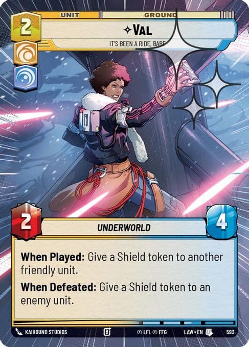 Val - It's Been a Ride, Babe (Hyperspace Foil)