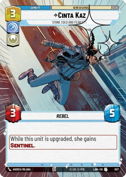 Cinta Kaz - Stone Cold and Fearless (Hyperspace Foil)