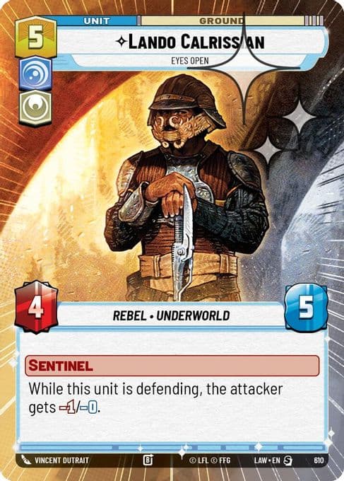 Lando Calrissian - Eyes Open (Hyperspace Foil)