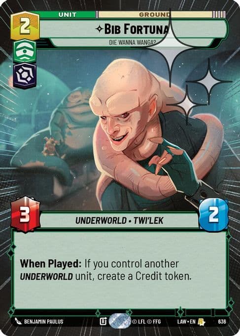 Bib Fortuna - Die Wanna Wanga? (Hyperspace Foil)